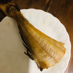 フライパンでほっけ焼き